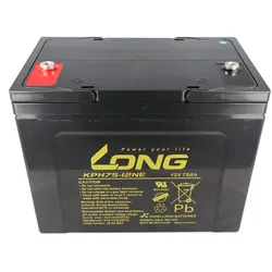 Kung Long KPH75-12NE Blei Akku 12 Volt 75Ah mit M6 Innengewinde