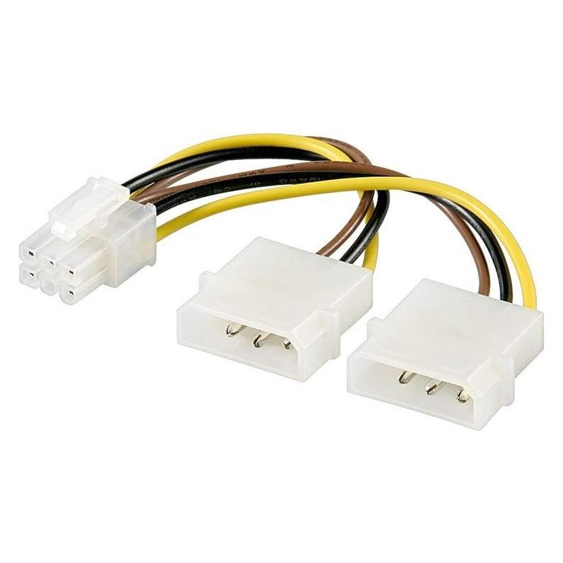 PremiumCord Netzteil 5,25" Molex (15.50 cm) (kn-9)