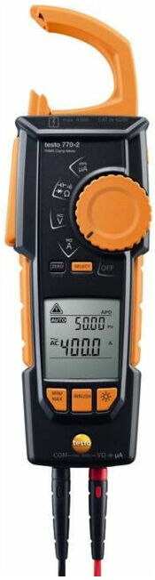 Testo Pince ampèremétrique numérique, Type: 770-2 (0590 7702)