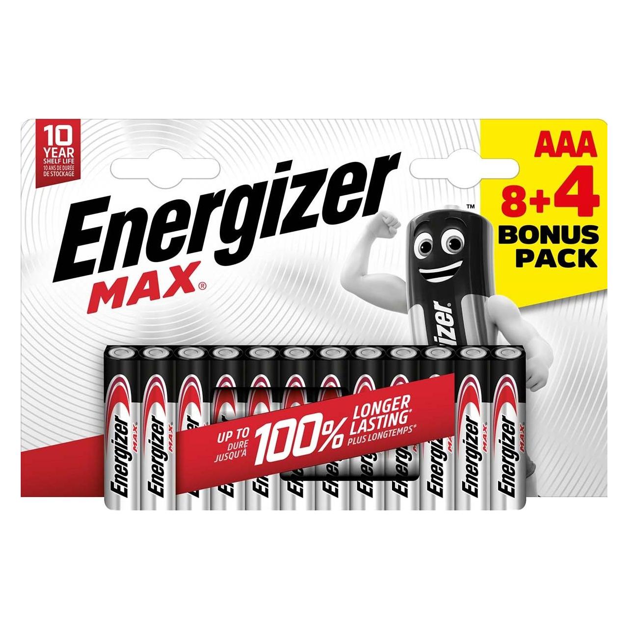 Energizer Max (12 Stk., AAA) (E301531200)
