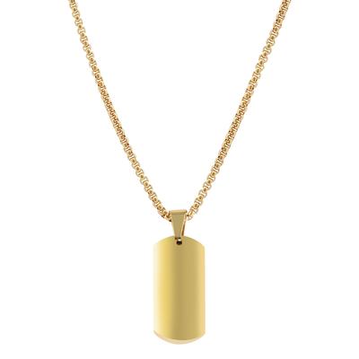 Kette ohne Anhänger ADELIA´S "Halskette mit Anhänger – aus Edelstahl", gold, Halsketten, Damen, 61cm, Edelstahl, Perfekt zum Verschenken an besondere Menschen