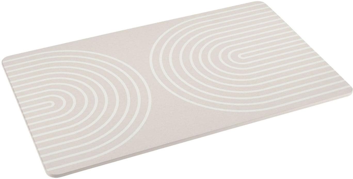 Badematte WENKO "Nazca 50 x 80 cm", beige, (50cm x 80cm ), Badematten, Badematte beige (50cm x 80cm )