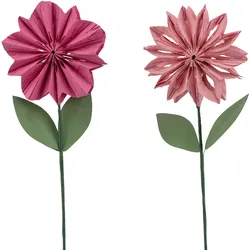 Blume am Stiel (BHT 10x30x3 cm) - BHT 10x30x3 cm