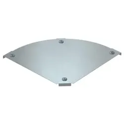 OBO 7138546 Deckel Bogen 90° für Bogen RBM 90 300 B=300mm Stahl bandverzinkt Zink/Aluminium, Double Dip DFBM 90 300 DD