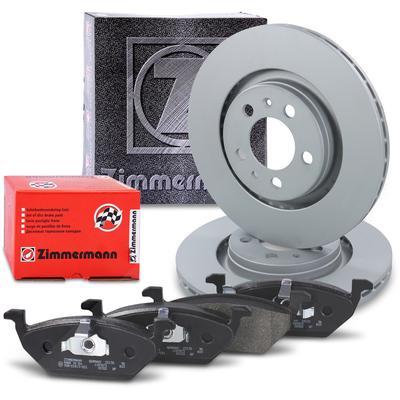 Zimmermann Bremsscheiben + Bremsbeläge Vorderachse [Hersteller-Nr. 10697277] für Skoda, VW, Audi
