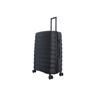 Koffer SAXOLINE "Flow", Gr. B/H/T: 46cm x 66cm x 26cm, schwarz, Koffer, aus robustem ABS/PC-Material