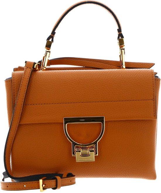 Coccinelle Arlettis Crossbody-Tasche, Paprika, Leder, 1 Fach, abnehmbarer verstellbarer Schulterriemen, wasserabweisend, 16x20x8 cm