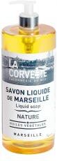 La Corvette Savon Liquide de Marseille Nature 1L - Flacon-Pompe 1 L