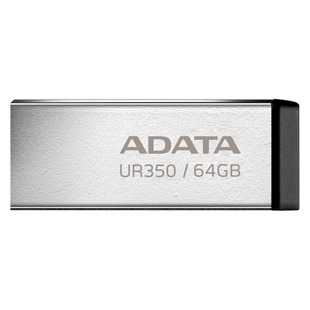 Adata Pendrive UR350 USB3.2 Gen1 Metal black (64 GB, USB-A) (UR350-64G-RSR/BK)