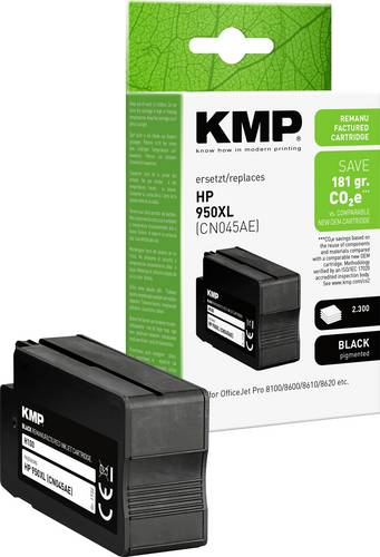 KMP Druckerpatrone ersetzt HP 950XL, CN045AE Kompatibel Schwarz H100 1722,4001