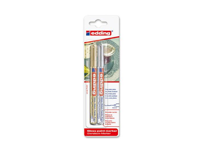 Edding 780 Lackmarker gold/silber