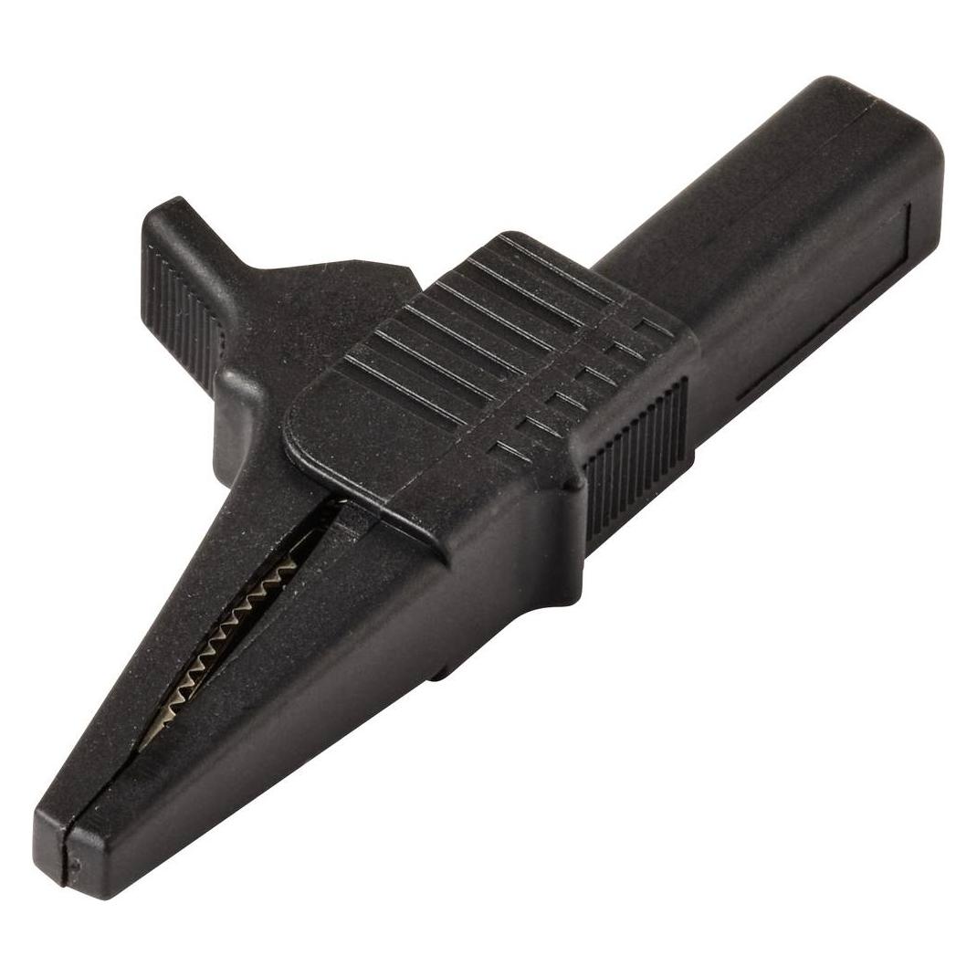 Voltcraft MSK-125 sw Krokodilklemme Steckanschluss 4 mm CAT II 300 V Schwarz (VC-17155635)