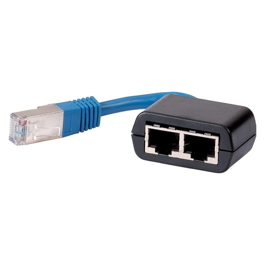 Eaton Splitter RJ45, 8-polig, 2 Buchsen/1 169142 (169142)