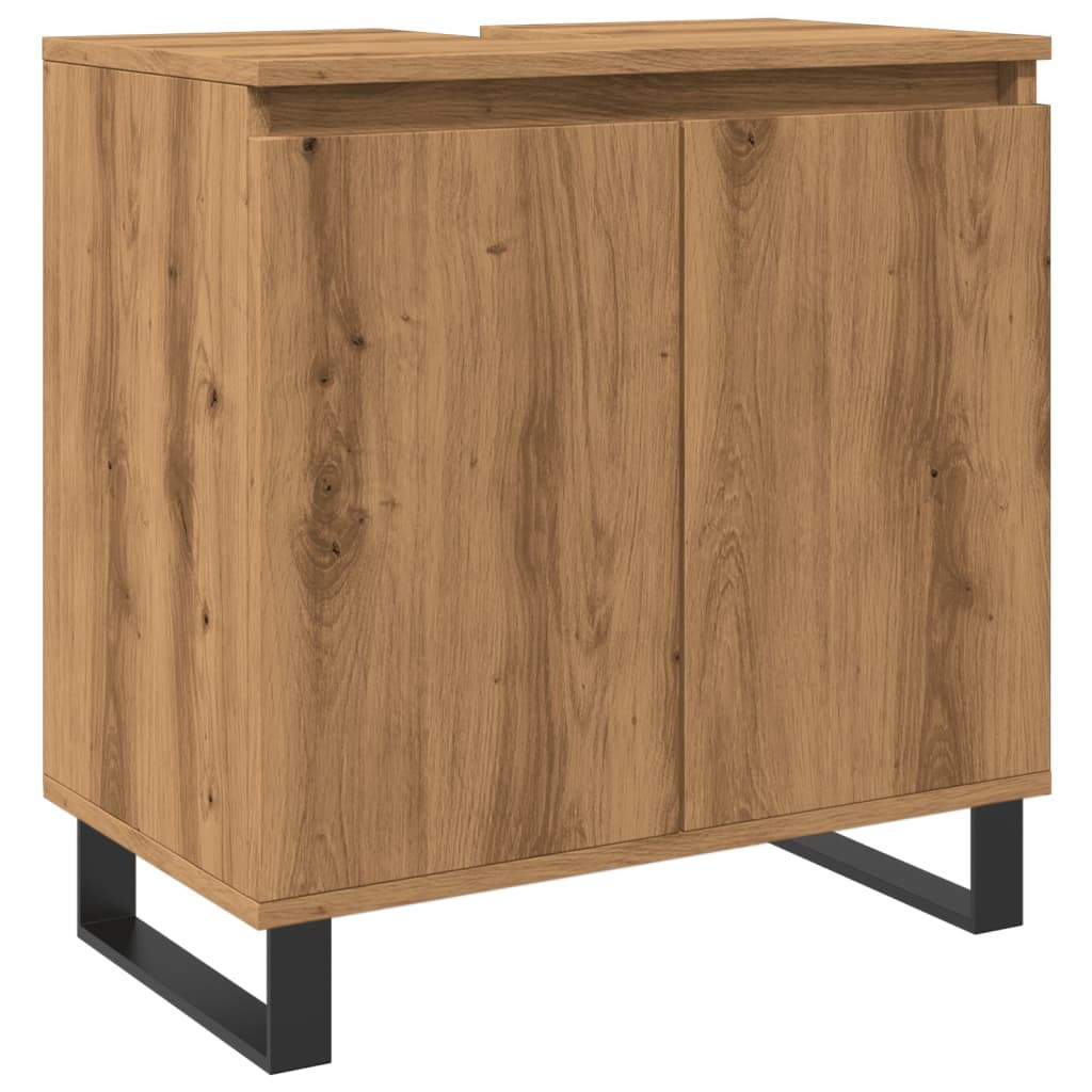 Syfax Wandkast voor de badkamer van hout en metaal