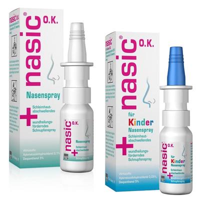 Nasenspray Nasic O.k. Erwachsene u. Schulkinder + Kinder 10+10 ml