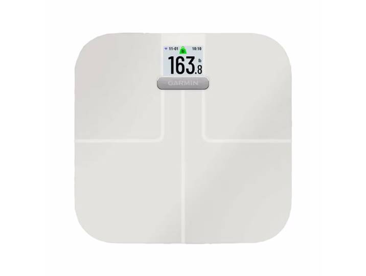 Garmin Index S2 Smart-Waage weiss Analyse-Körperwaage – Körperanalysewaage/Körperfettwaage