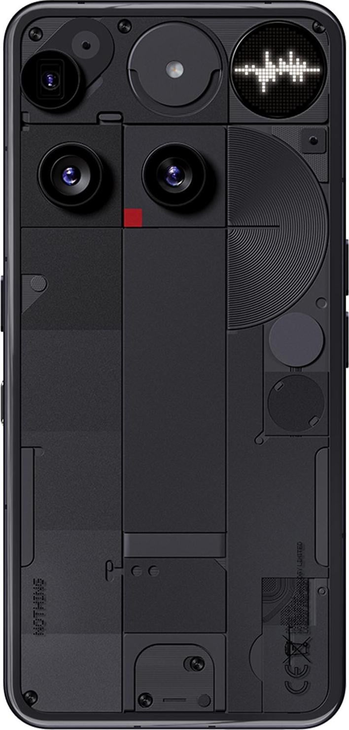 Nothing Phone 3 5G, 16 GB RAM, 512 GB opslag, zwart