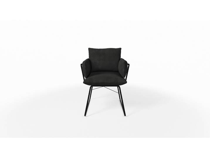 2er Set Mobitec Cosy Stuhl Gestell metall schwarz