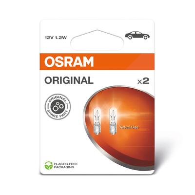 Osram ORIGINAL Glühlampe 2er Blister [Hersteller-Nr. 2721-2BL] für Isuzu, Volvo, Alpina