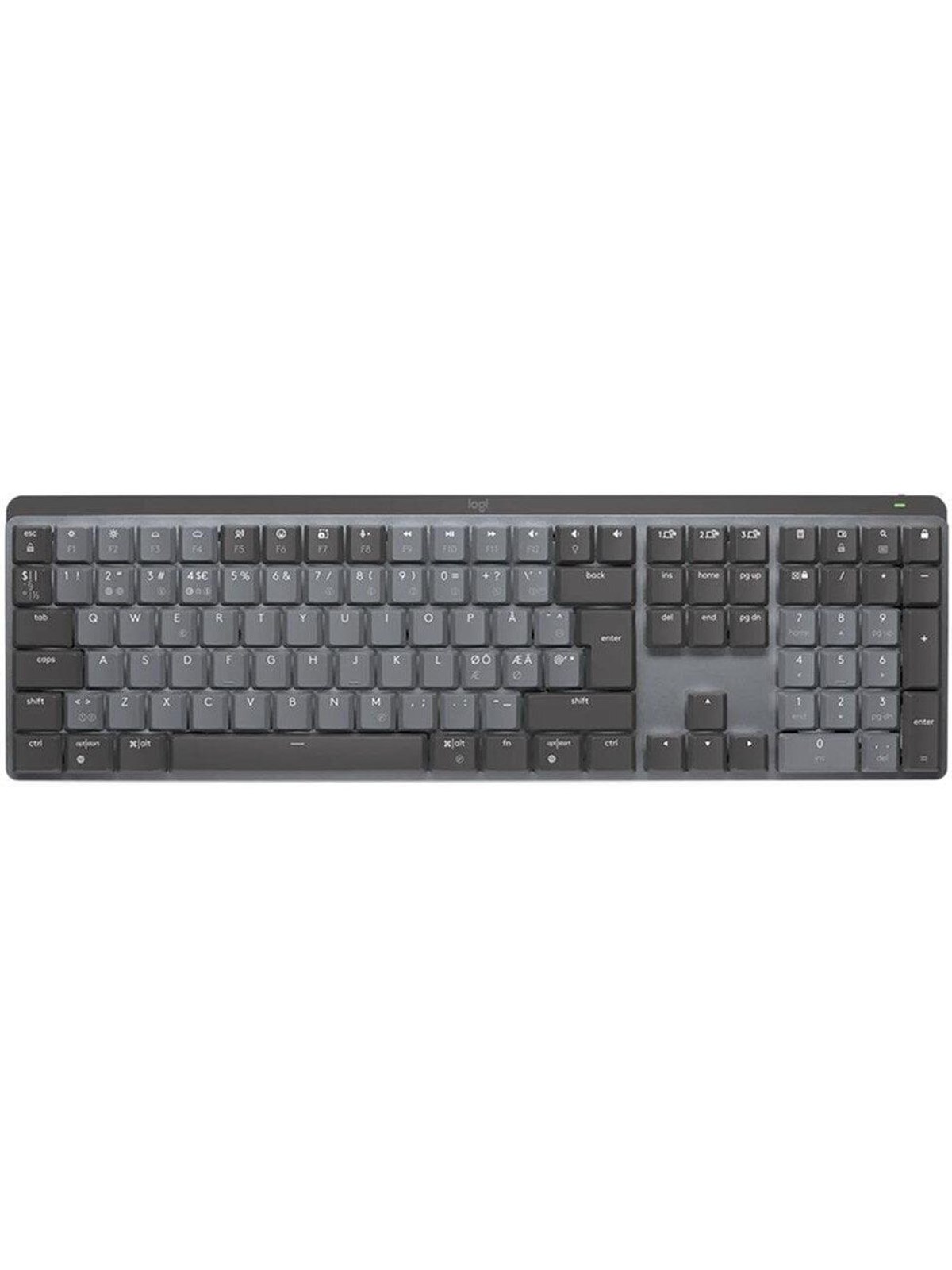 Logitech MX Mechanical Wireless Illuminated Performance Keyboard Graphite - Tactile - US - Tastatur - US International - Schwarz