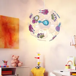 Mädchen Hänge Strahler  Schloss Krone Kleid Lampe Kinder Spiel Zimmer Kugel Leuchte Globo 15734