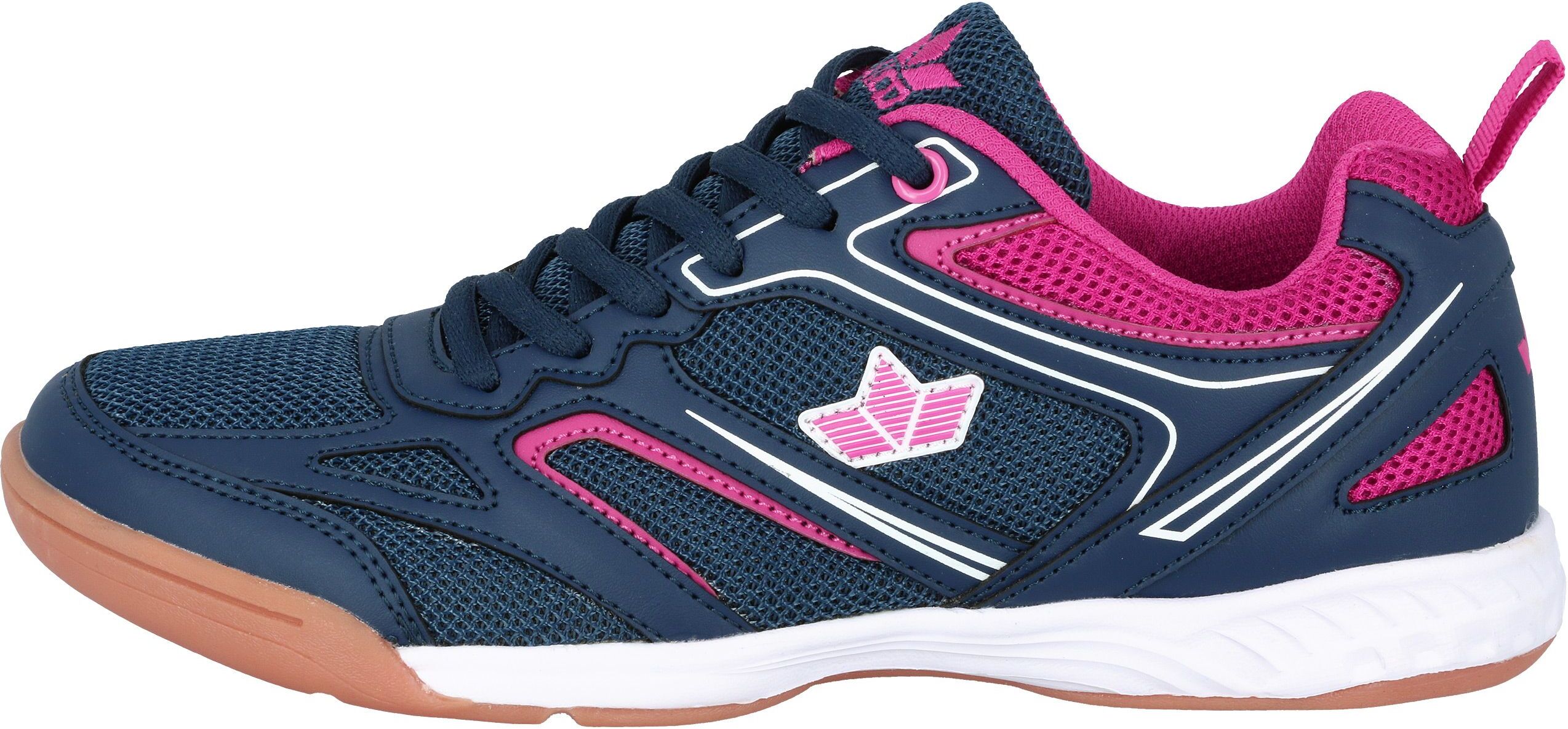 Indoorschuh LICO "Indoorschuh Airsoft Indoor", Damen, Gr. 40, Textil, blau, Synthetik, Schuhe Indoorschuh blau 40, Textil