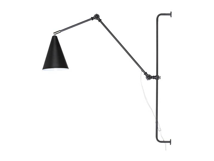 By Rydéns Lampe murale Yukon long Noir mat