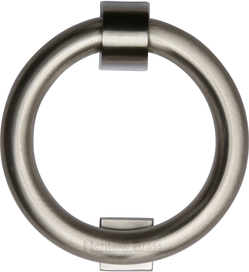 Heritage Brass Heritage Ring Knocker Satin Nickel 10.7cm H X 10.7cm W