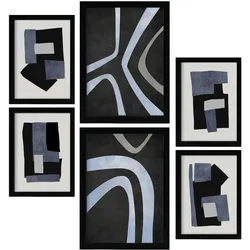 POSTER Set Mit 6 Wiegenschläge A3 & A4 Schwarzer Rahmen