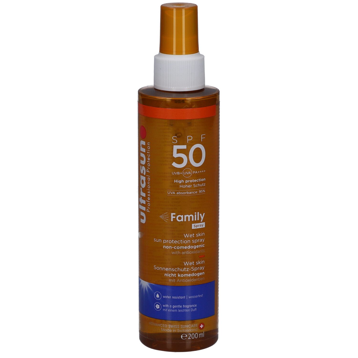 Ultrasun Family Wet Skin Spray SPF 50 200 ml