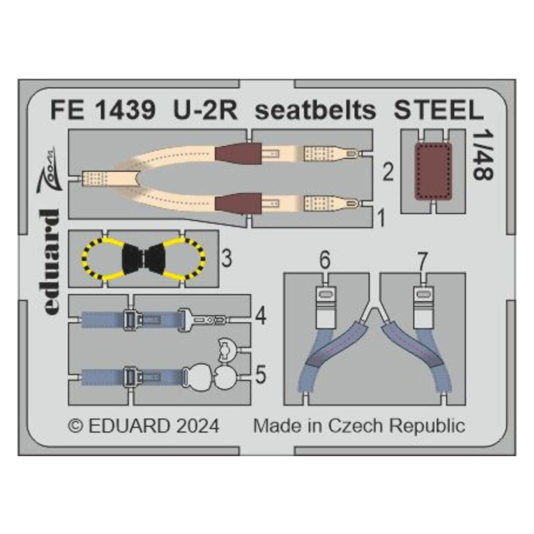 Eduard U-2R seatbelts STEEL 1/48 HOBBY BOSS (FE1439)