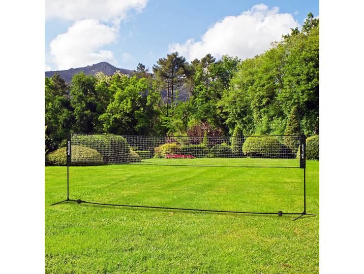 SPORTNOW Set 3-en-1 Badminton, Pickleball, Volleyball Extérieur