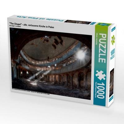 CALVENDO Puzzle 'The Chapel' - alte, verlassene Kirche in Polen | 1000 Teile Lege-Größe 64x48cm Foto-Puzzle für glückliche Stunden