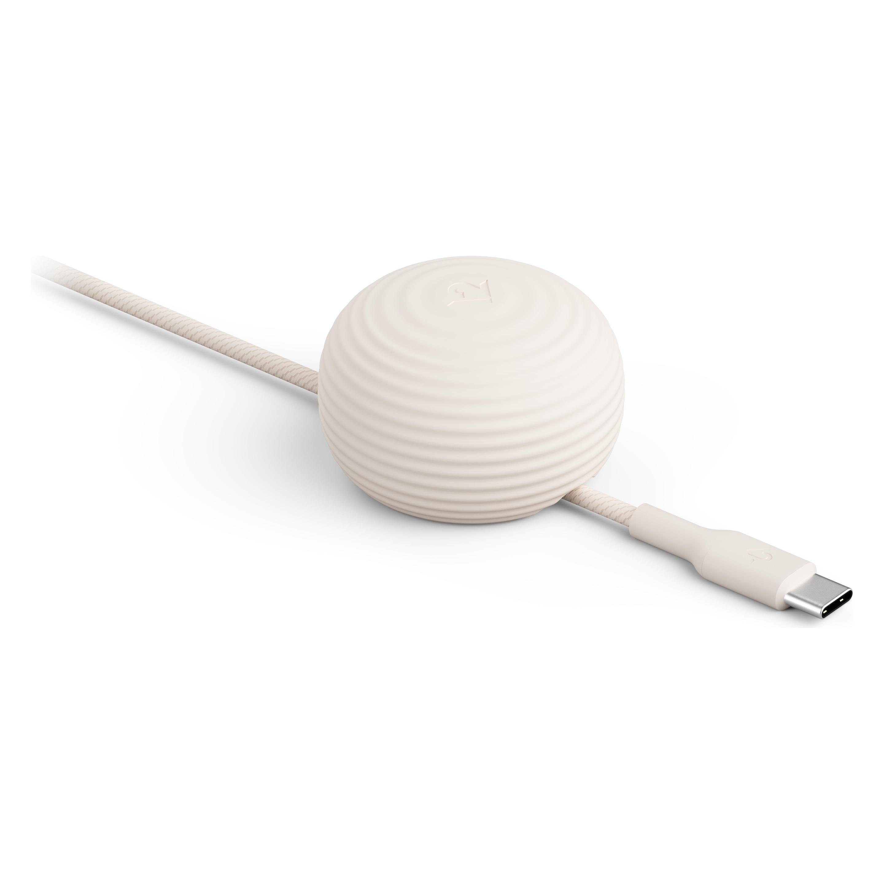 TwelveSouth Twelve South CableStay USB-C Kabel, Beige, 60W, 1,5m (1.50 m, 60 W) (TS-2644)