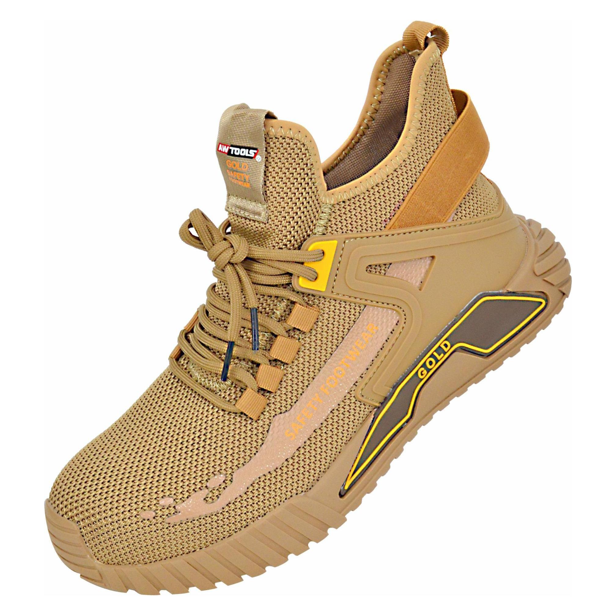 Awtools Goldene hohe Stiefel Kat.Sbp (43) (61847615)