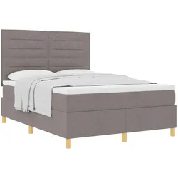 vidaXL, Boxspringbett, Zatenus (Linien-Design) (140 x 200 cm)
