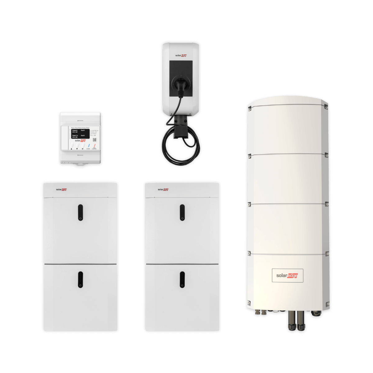 SolarEdge Kombipaket Home mit Ladestation, SE8K-RWB48 und 18,4 kWh