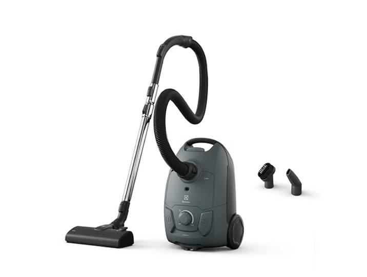Electrolux EB51C1OG Stofzuiger met zak, 500 Bagged Cleaner, hoge filtratie, krachtige stofzuiger 650 W, 3 l zak, handstofzuiger, 78 dB, oceaangroen