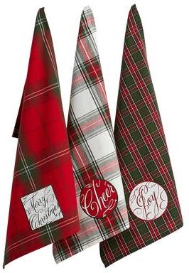 DII Assorted Christmas Printed Dishtowel