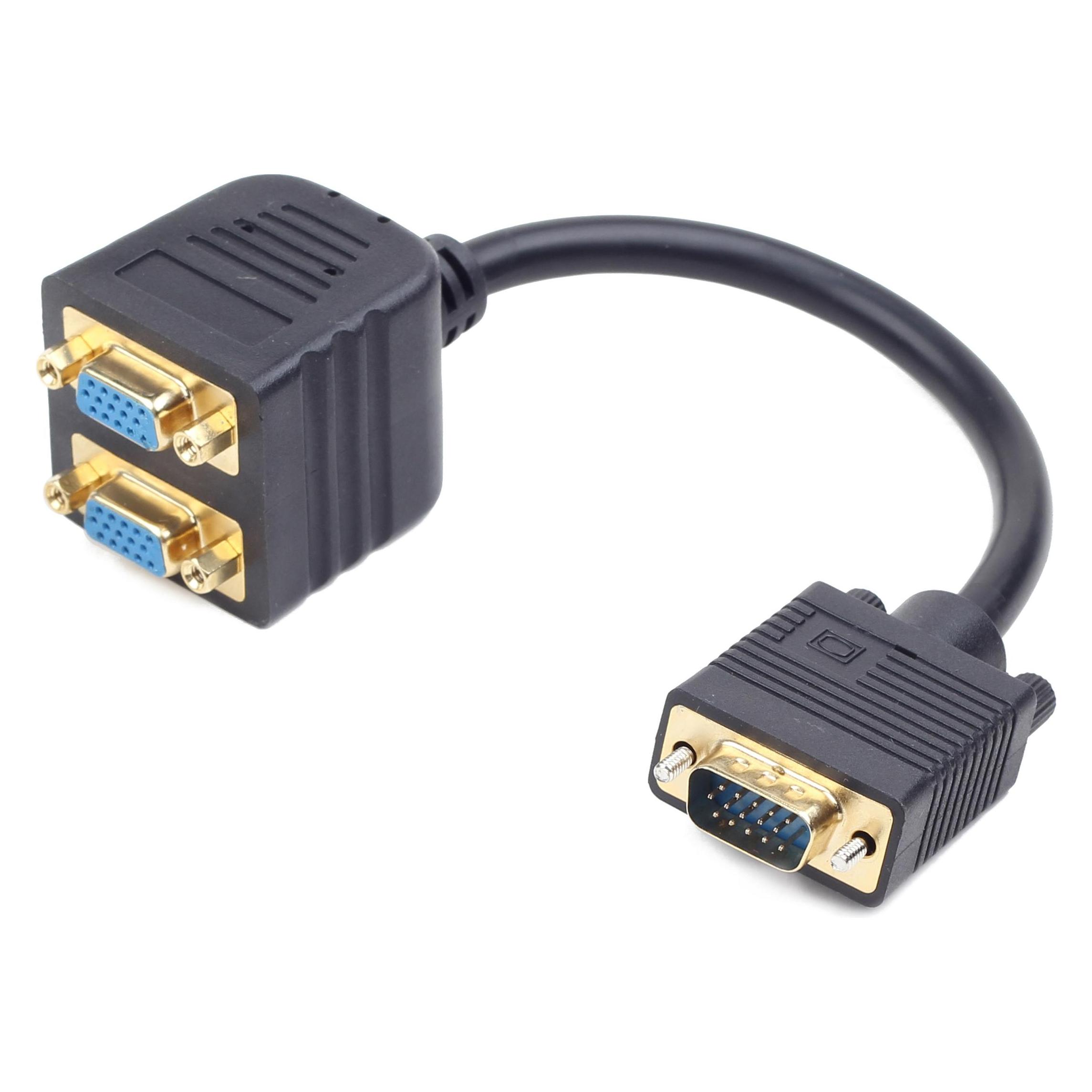 Gembird Cablexpert VGA-Splitter (0.20 m) (CC-VGAX2-20CM)