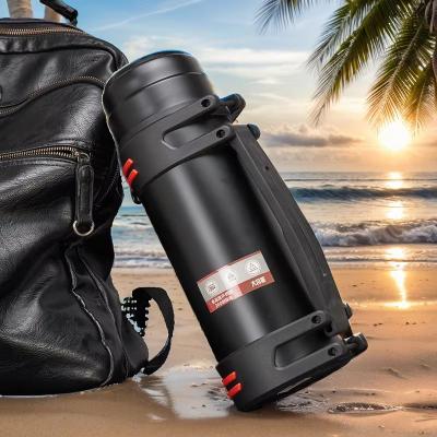 Inspired Finds Large Capacity Thermos Water Bottle Stainless Steel Travel Mug With Insulation For Hot And Cold Drinks black 101.44 Fl Oz