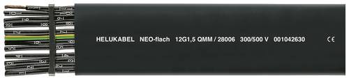 HELU Flachbandkabel 5G 4mm² Schwarz 28015-500 500m