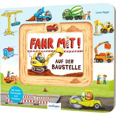 Meine Schiebebahn-Pappe: Fahr mit auf der Baustelle, Gebundene Ausgabe von Julia Klee, Esslinger in der Thienemann-Esslinger Verlag GmbH,