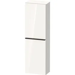 Duravit D-Neo Halbhochschrank DE011802222 40x24x132cm, 1 Türe, 4 Glasfachböden, Weiß Hochglanz