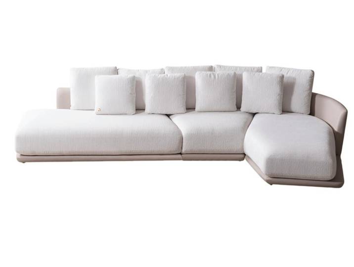 Xlmoebel Ecksofa Weißes Designer Modulsofa im modernen L-Form Stil, Ecksofa 1 Teile, Made in Europa