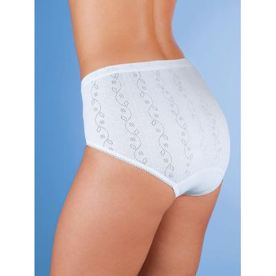 Slip SPEIDEL, Damen, Gr. 44/46, 6 Stk., weiß, 100% Baumwolle, Unterhosen Slip