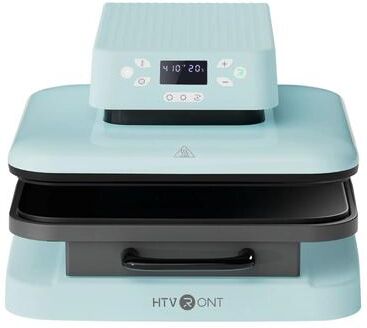 Lush Living Finds Automatic Heat Press, One Key Auto Pressure DIY Sublimation & Iron On HTV Machine For Crafts, T Shirts, Bags blue