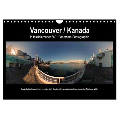 Vancouver / Kanada in faszinierender 360° Panorama-Photographie (Wandkalender 2026 DIN A4 quer), CALVENDO Monatskalender