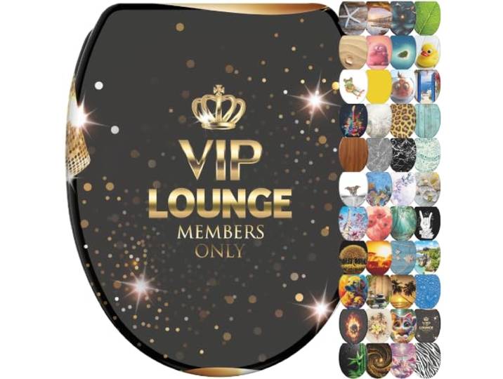 Sanilo WC Sitz mit Absenkautomatik, einfache Montage, VIP Lounge
