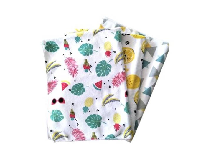 MYBO TV - TORCHONGENIO - Les torchons au Pouvoir Super Absorbant Qui ne laissent Pas de Trace - Lot de 3 torchons Motifs Colorées - Spécial Vaisselle - Vu à la Télé